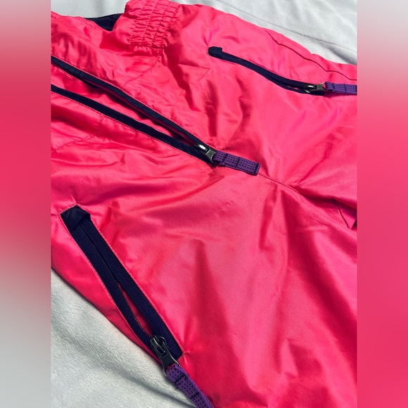 ❄️ Champion Pink snow bib / pants Size XS 4-5 - Picture 5 of 10